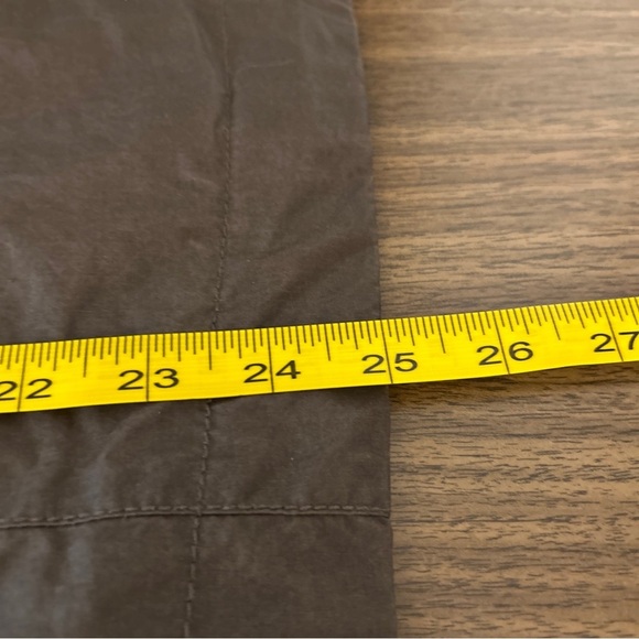 EILEEN FISHER Womens WAXED COTTON MOTO JACKET brown M - Picture 10 of 11